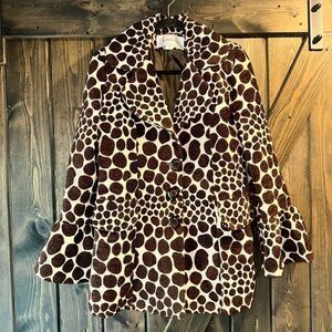 Frankly My Dear Animal Print Jacket